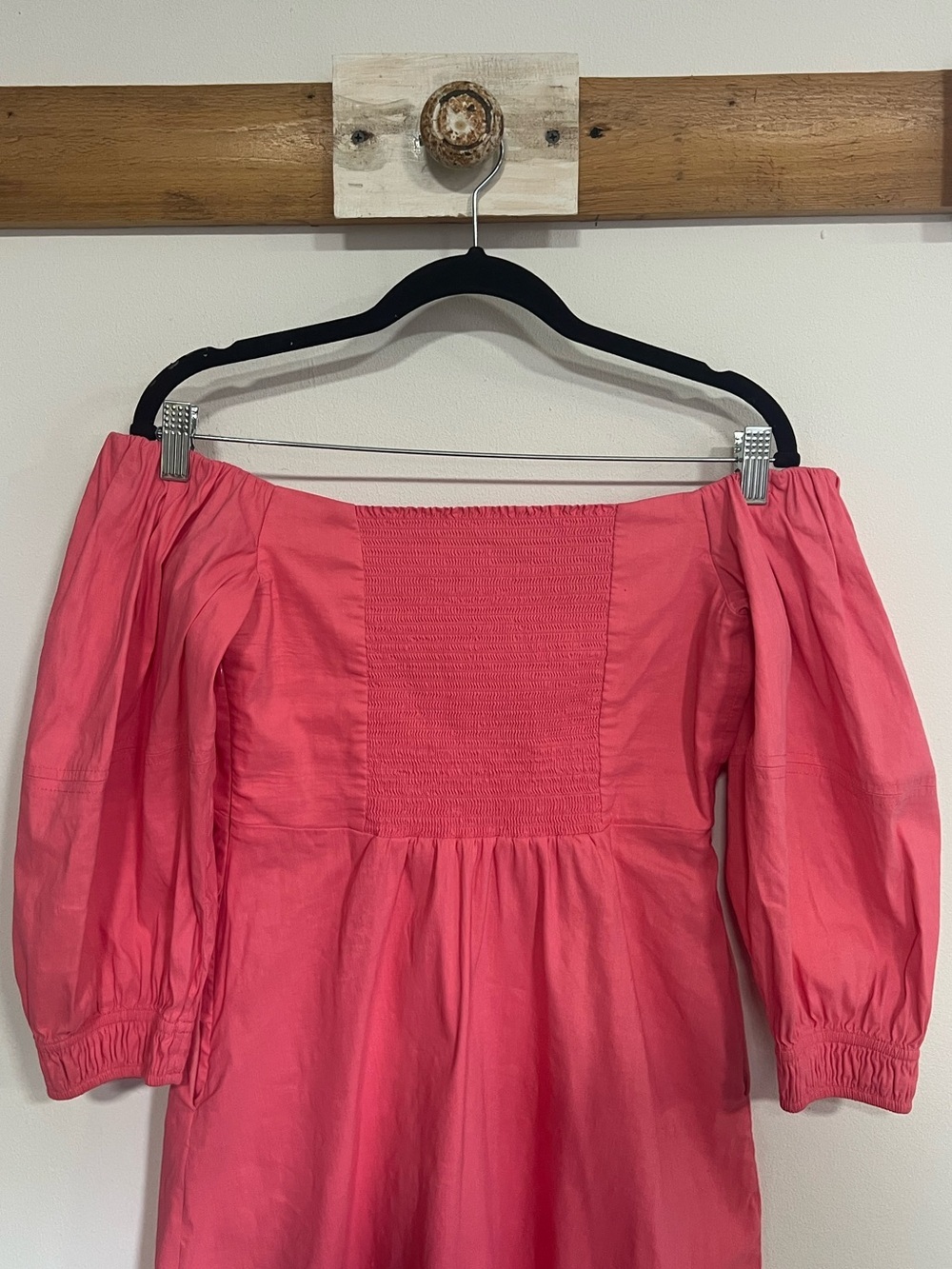 ALC Mila Off Shoulder Linen Blend Mini Dress - Picture 12 of 16